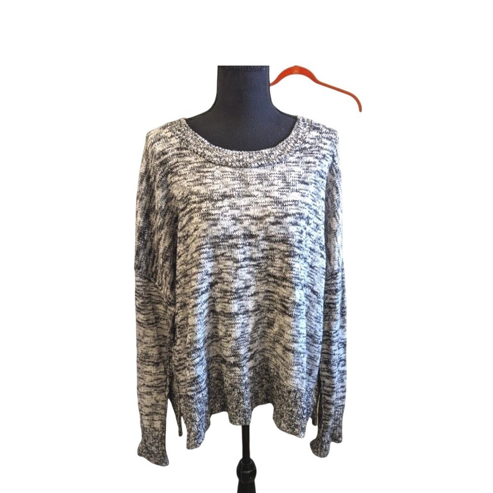 Eileen Fisher Alpaca/Organic Cotton Boxy Sweater